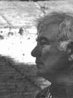 Seamus Heaney at Epidaurus, photo courtesy of Marie Heaney