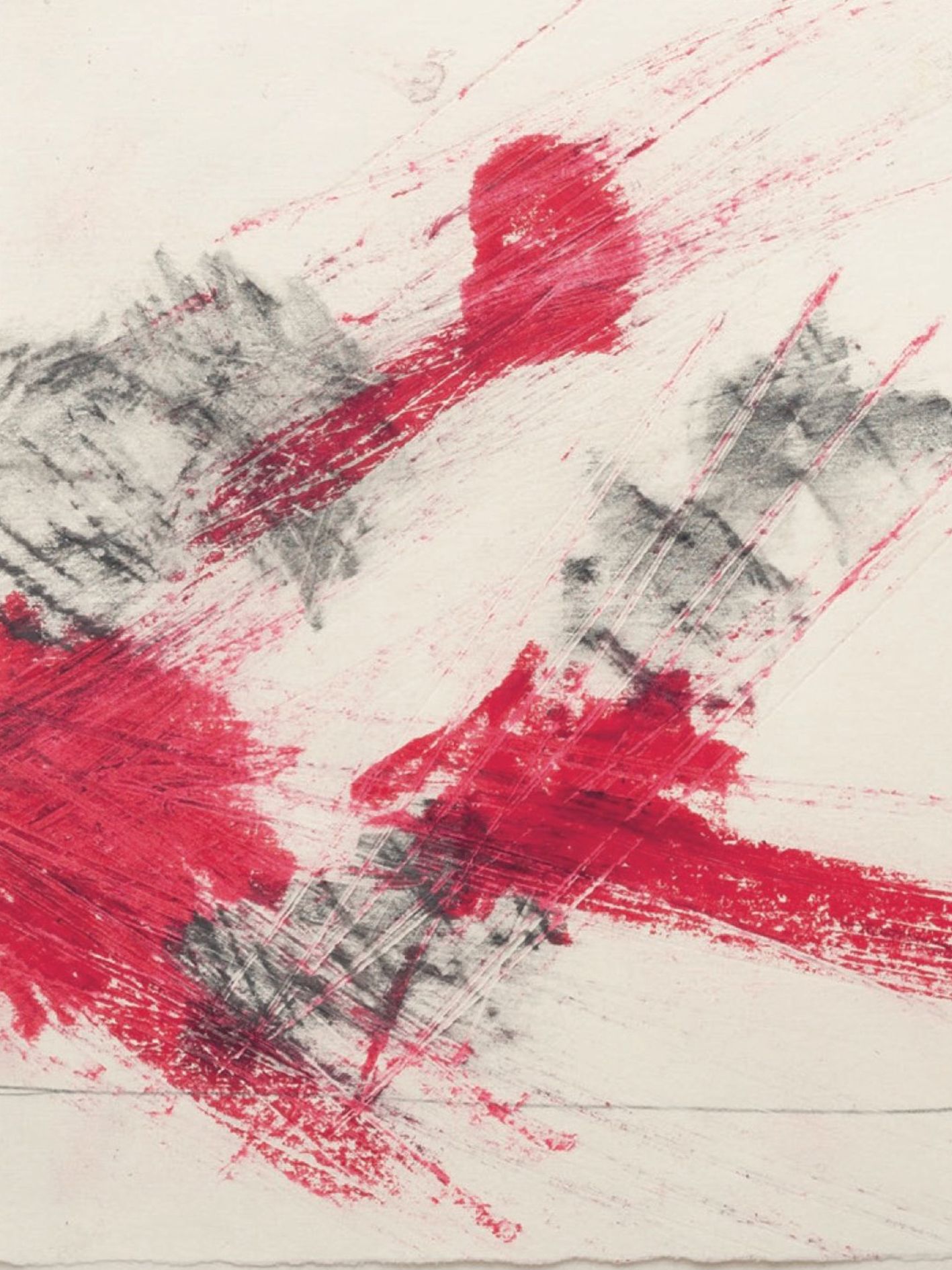 An abstract painting by Anne Carson, from H of H.