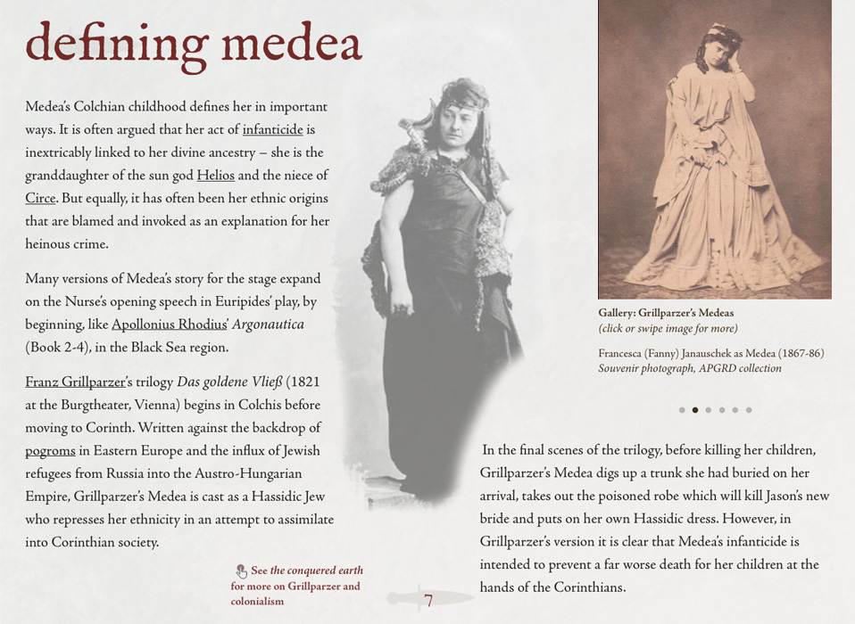Screenshot of page 7 of the Medea ebook